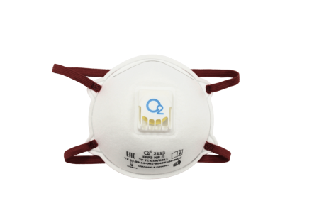Респиратор-полумаска чашеобразный О2 2113 – FFP3 NR D c клапаном выдоха