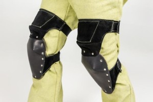 Наколенник защитный ТЕРМОСТОЙКИЙ кожаный НЗ.СК