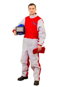 Комбинезон пескоструйщика Вектор Проф с перчатками Vector (Минпромторг)